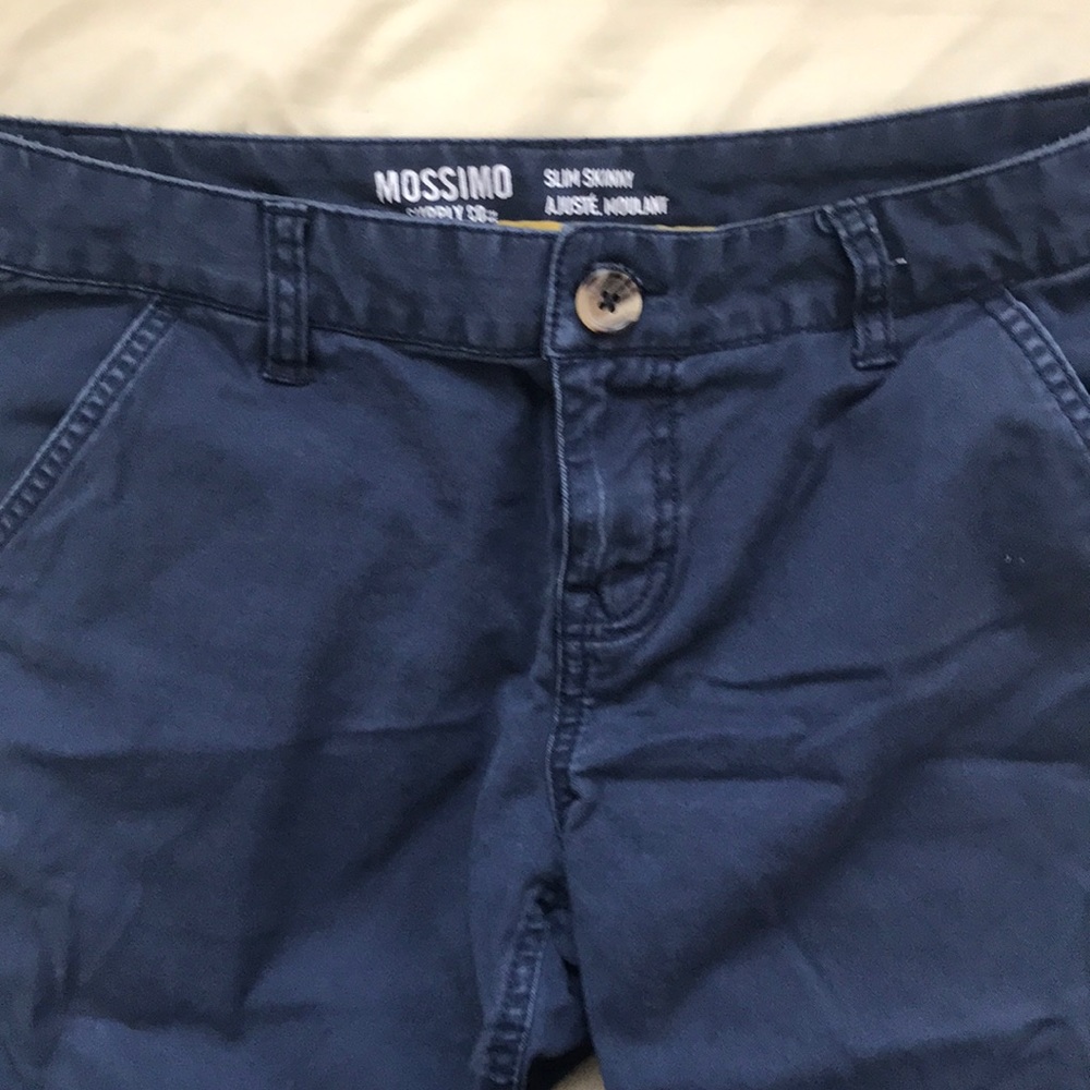 Blue skinny pants